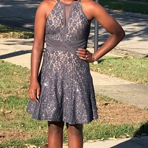 Grey party dress